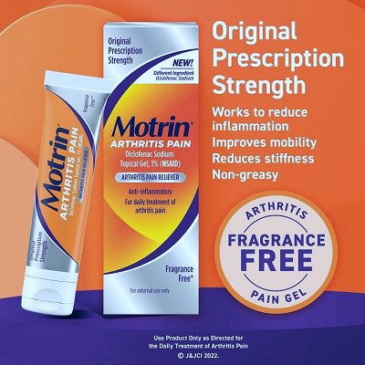 MOTRIN® Arthritis Pain Relief Topical Gel with Diclofenac | MOTRIN®